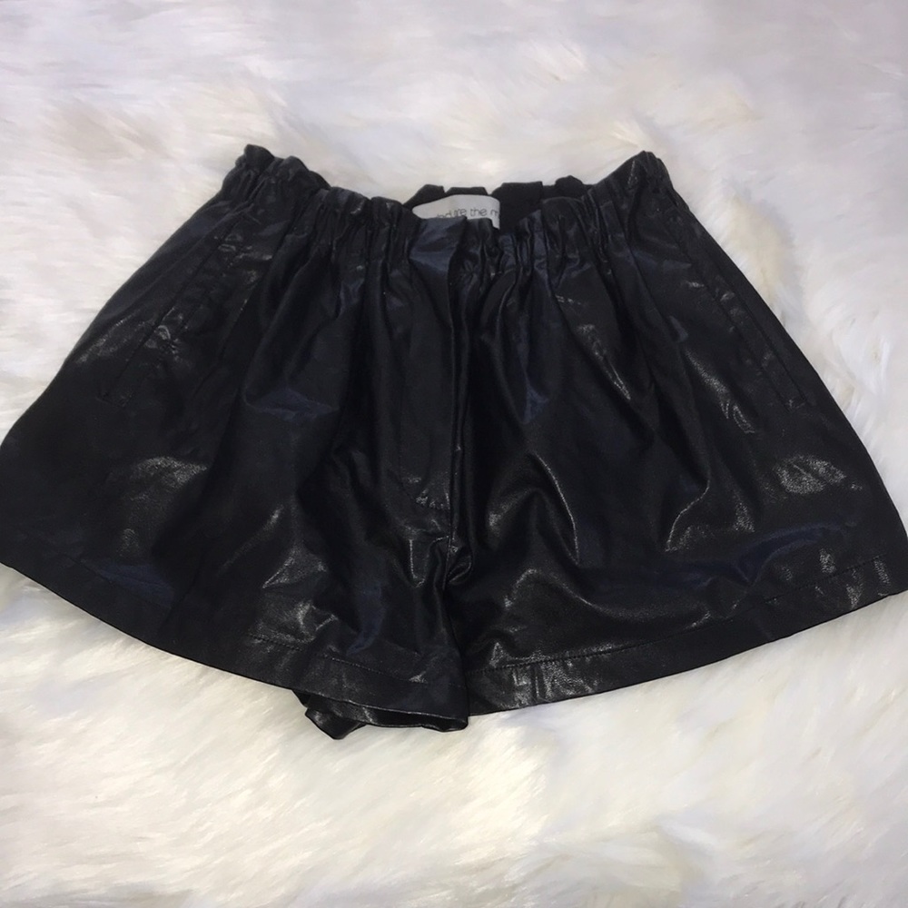Leather Shorts!🌚⚡️